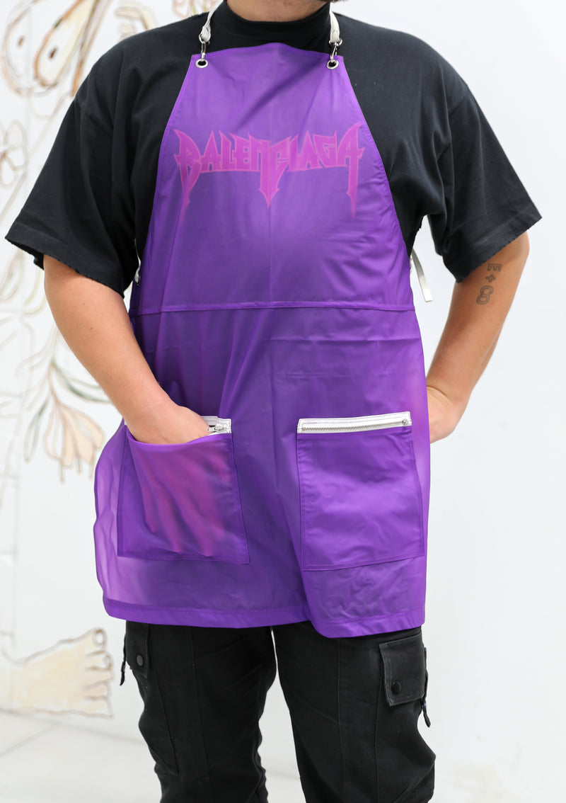 JAYE WATER + COLOUR RESISTANT ADJUSTABLE APRON (Purple)