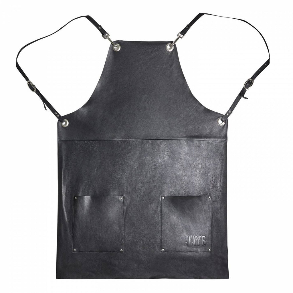 SUSTAINABLE LEATHER APRON BLACK, BROWN AND NAVY